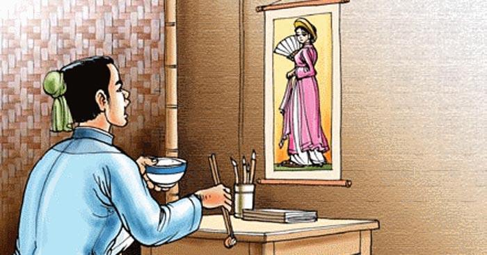 Tóm tắt truyện Tú Uyên gặp Giáng Kiều (4 Mẫu) từ tác phẩm Bích Câu kì ngộ của Vũ Quốc Trân