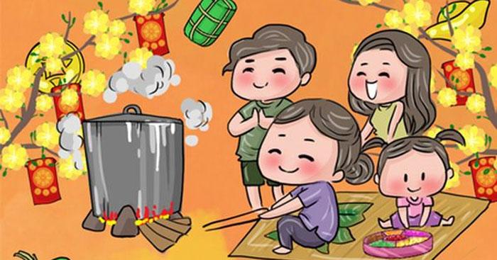 Tả không khí ngày Tết quê em - Tuyển tập 12 bài văn mẫu lớp 6 đặc sắc